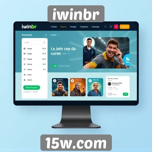 Testando a interface do usuário do site iwinbr